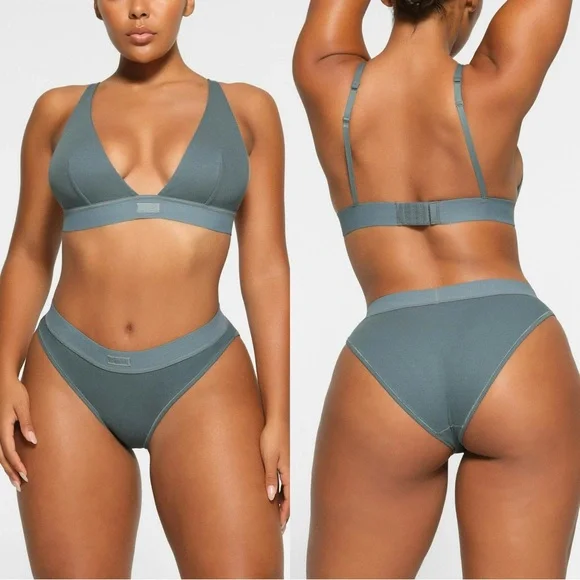 Skims Cotton Rib Brief Size Small NWT - Picture 2 of 6